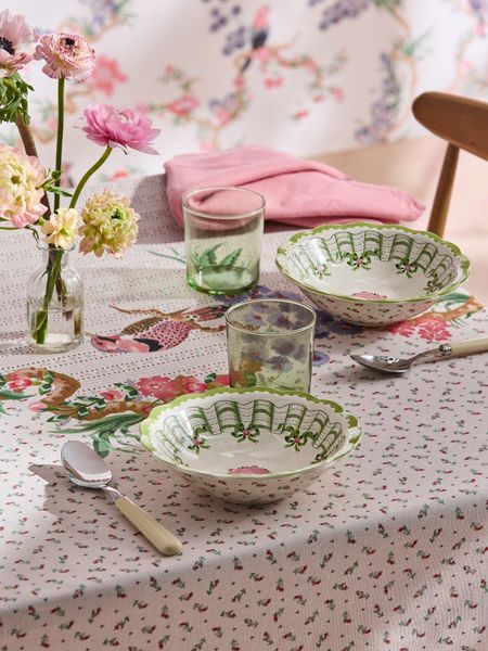  Tô bát/China Range - Spring Birds - Green - CKSPSIDEPLATE 