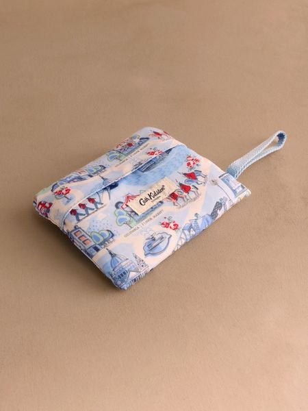  Túi gấp gọn Cath Kidston Foldaway Tote London Town - H69439 