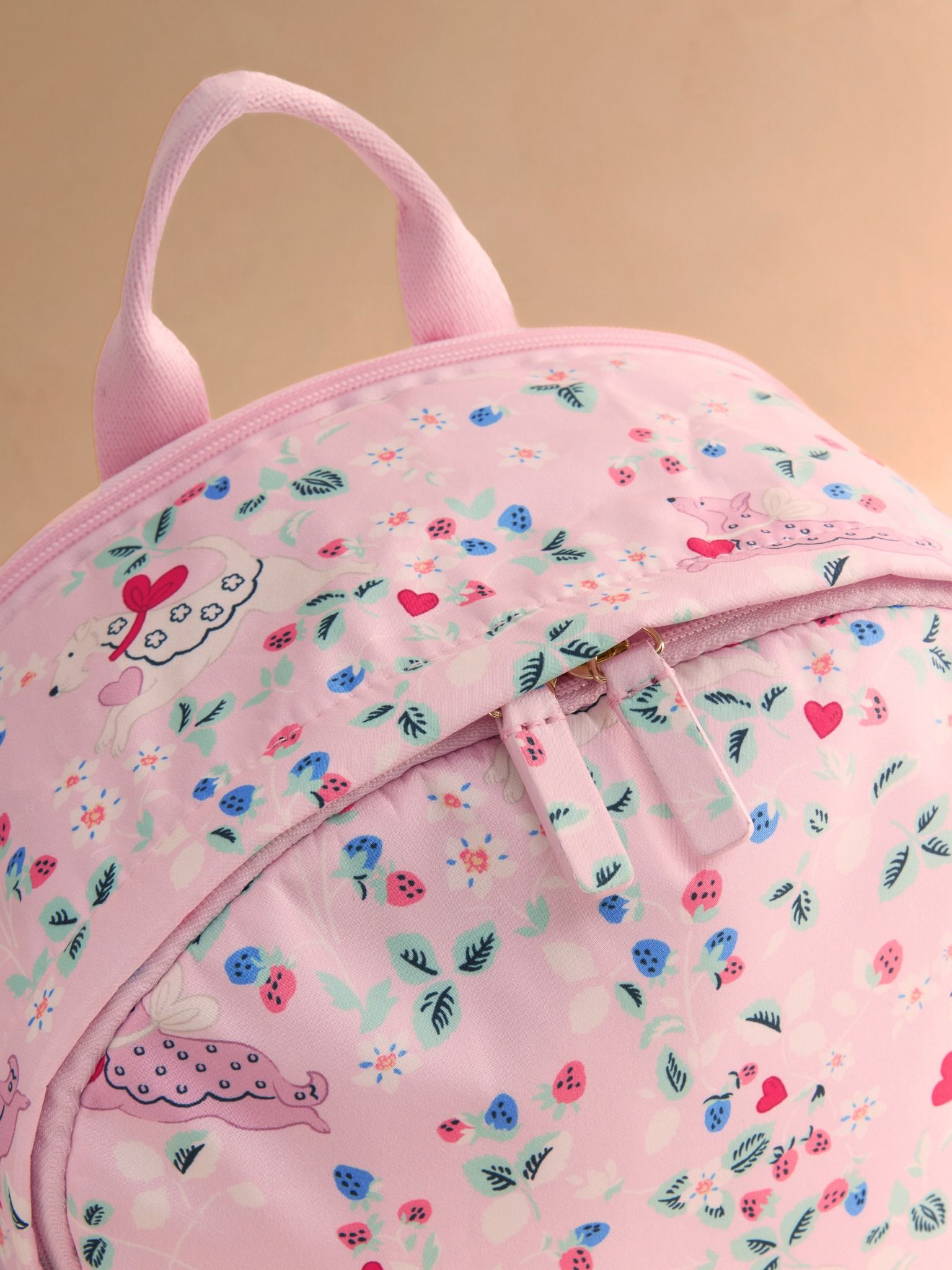  Balo Cath Kidston Compact Backpack Puppy Floral - W89823 