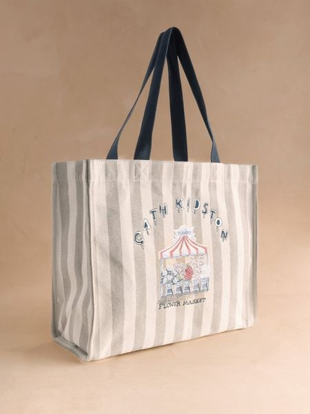  Túi đeo vai Cath Kidston Large East West Tote Cath Stripe - H69418 