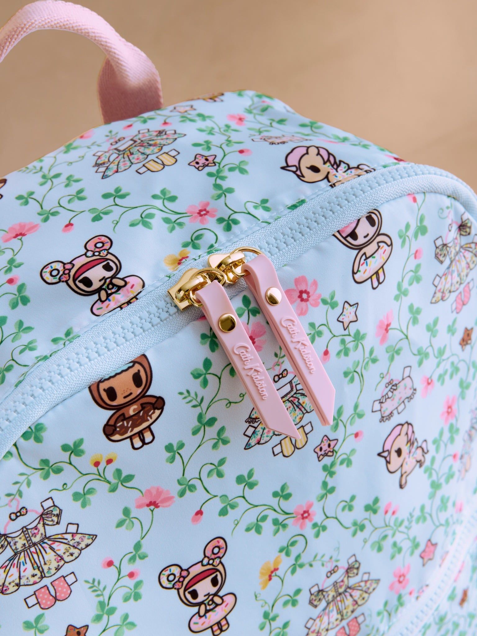  Balo gấp gọn Cath Kidston Foldaway Backpack Tokidoki Paper Dresses - H70585 
