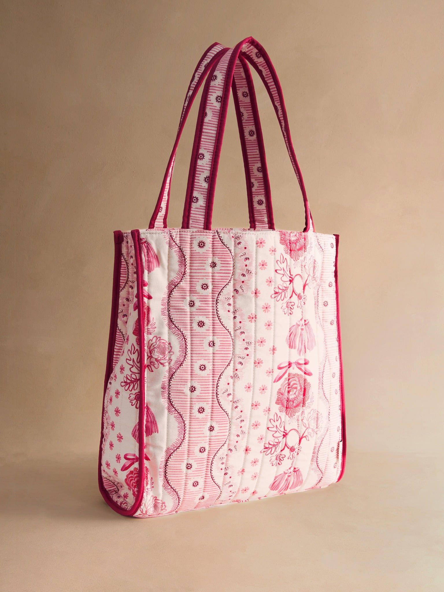  Túi đeo tay Cath Kidston Large Bookbag Spitalfields Silk - W76353 