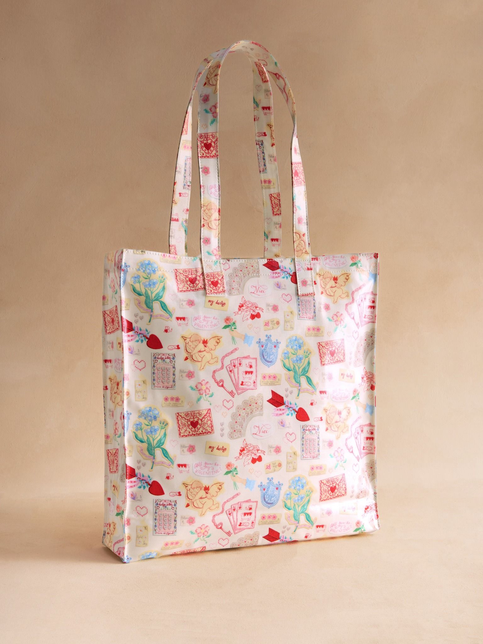  Túi đeo tay Cath Kidston Large Bookbag Valentines - W76354 