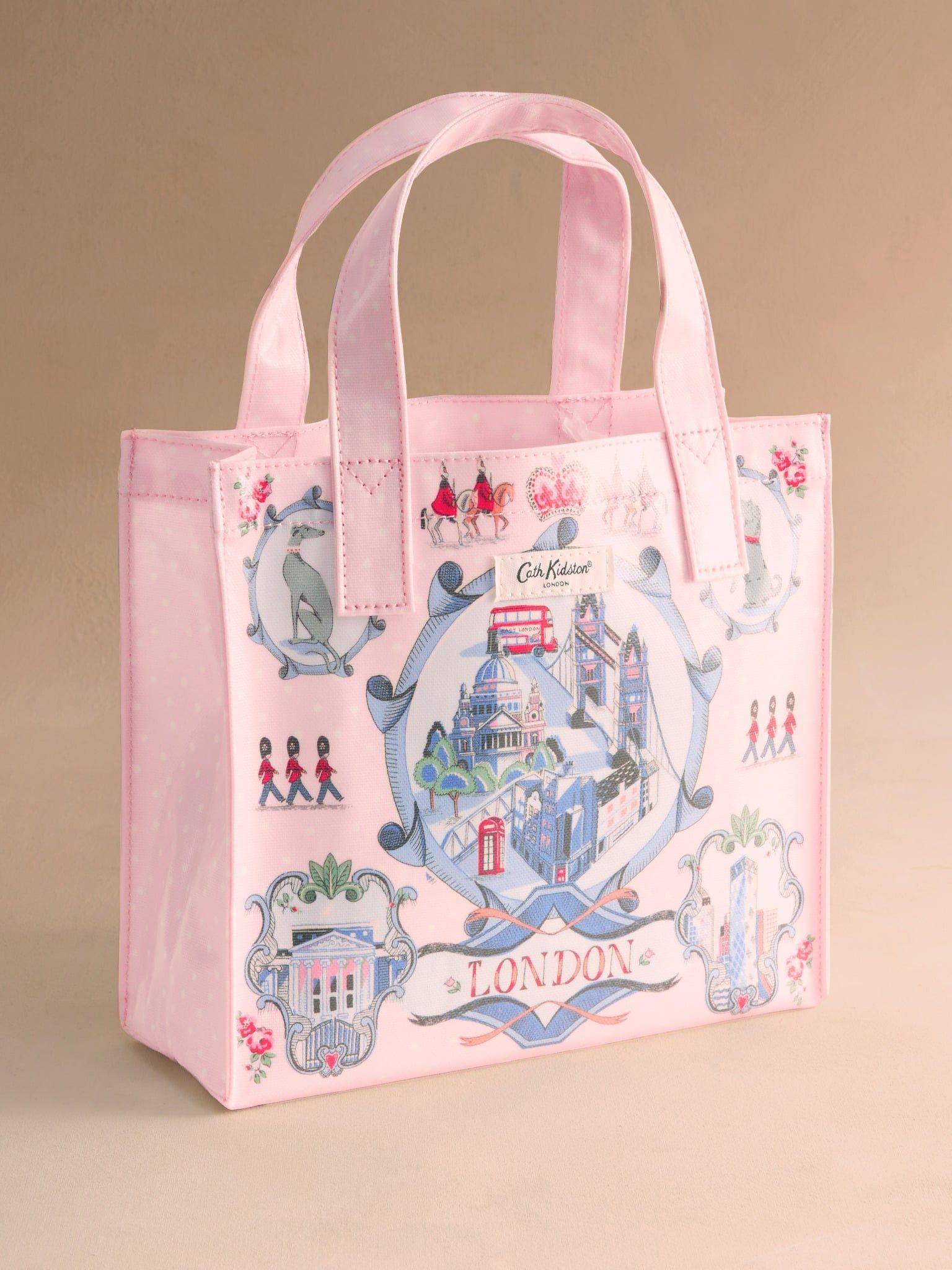  Túi cầm tay Cath Kidston Small Bookbag London Town - W76360 