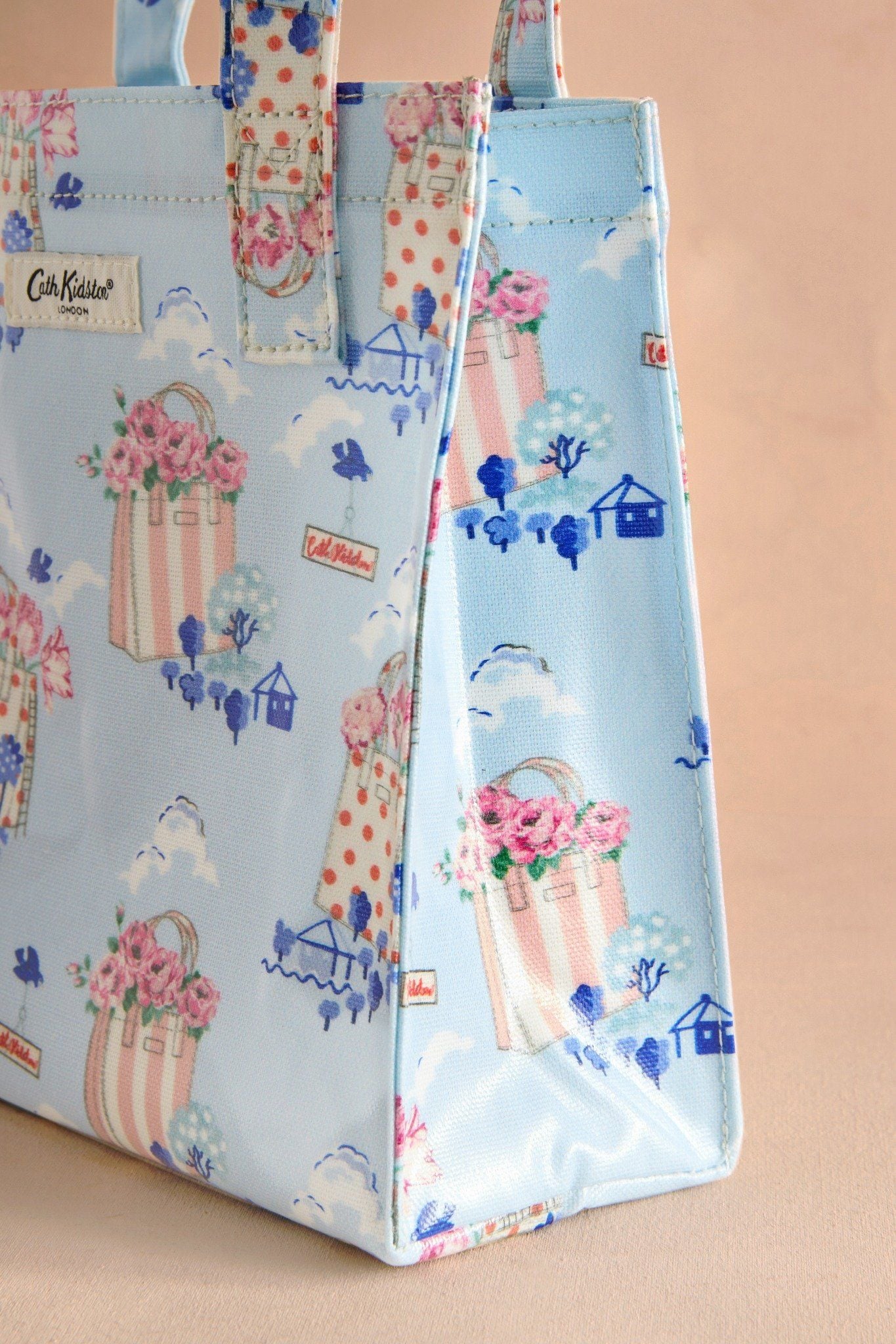  Túi đeo tay/Shopper Bags - Flower Market - Blue - AP9725 