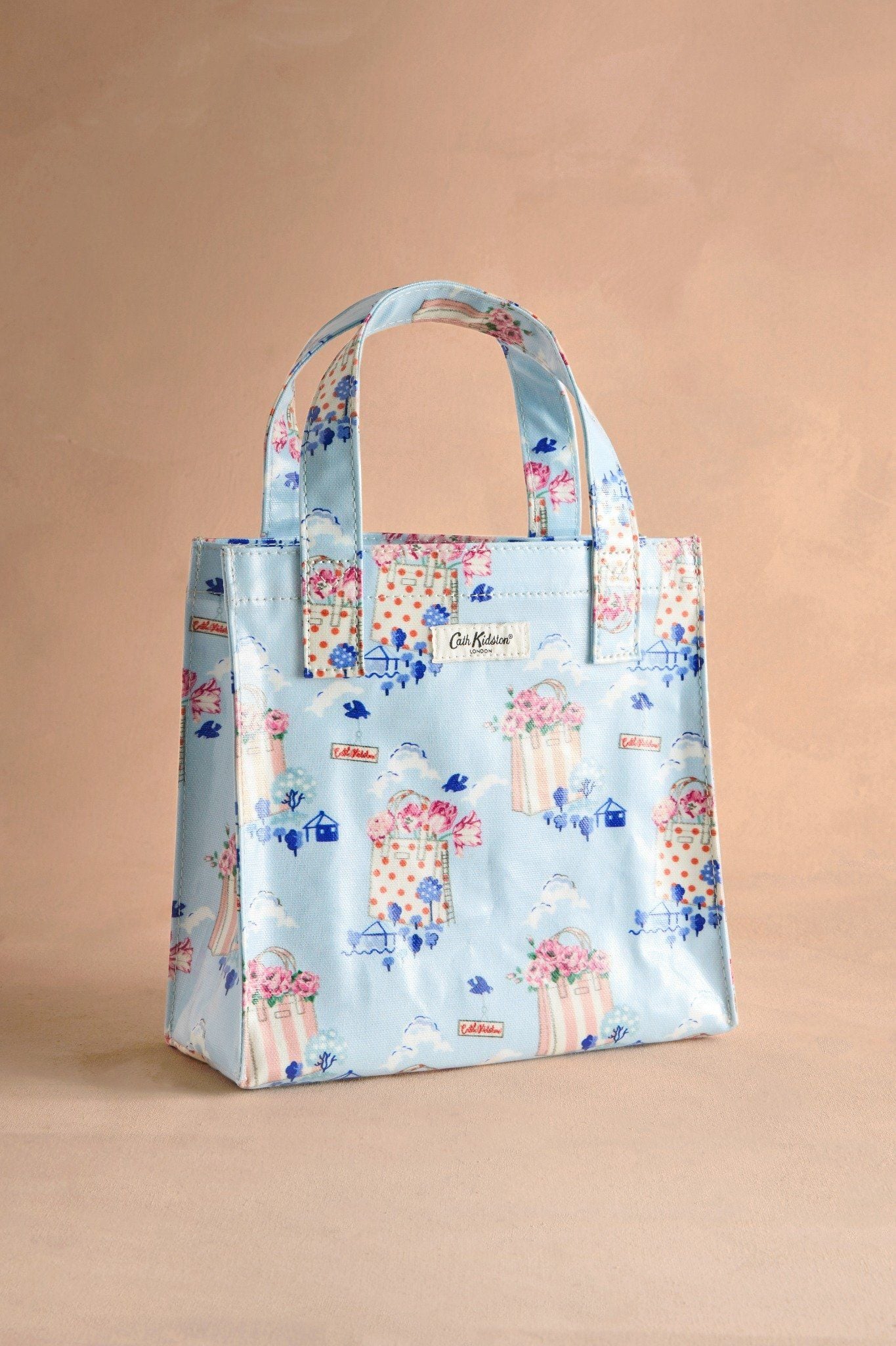  Túi đeo tay/Shopper Bags - Flower Market - Blue - AP9725 