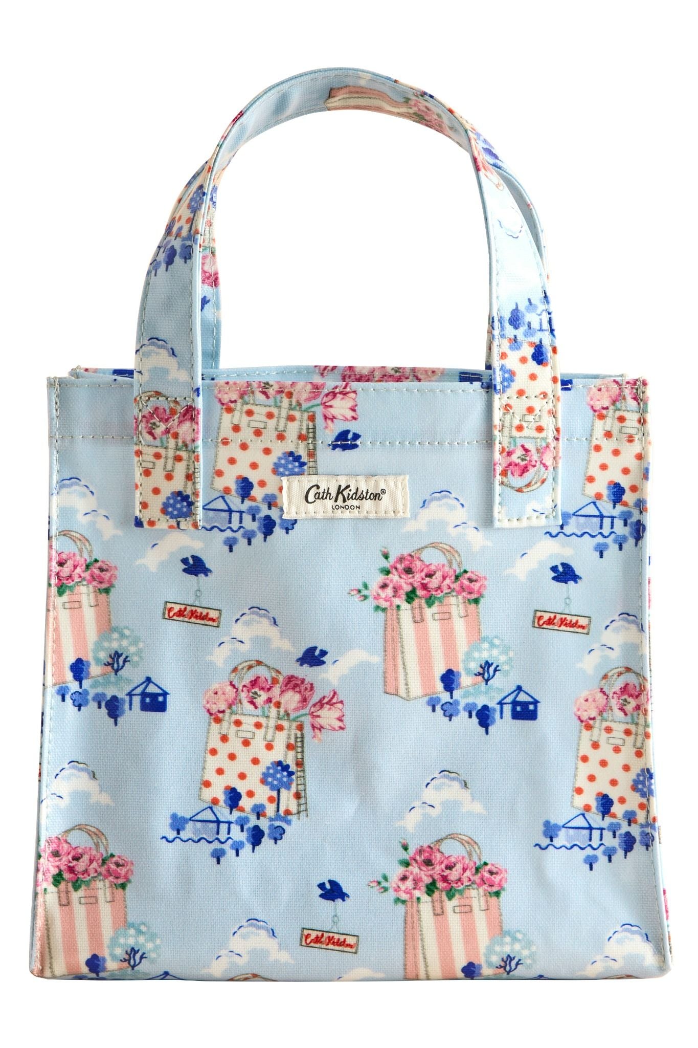  Túi đeo tay/Shopper Bags - Flower Market - Blue - AP9725 