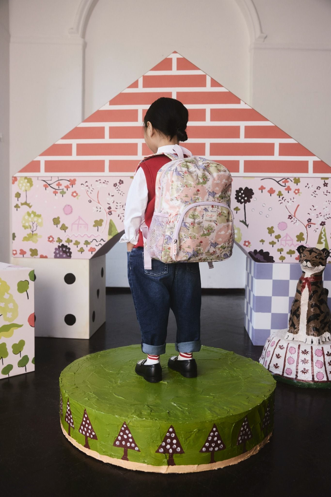  Ba lô cho bé/Backpacks - Unicorn Village - Pink - AR0293 