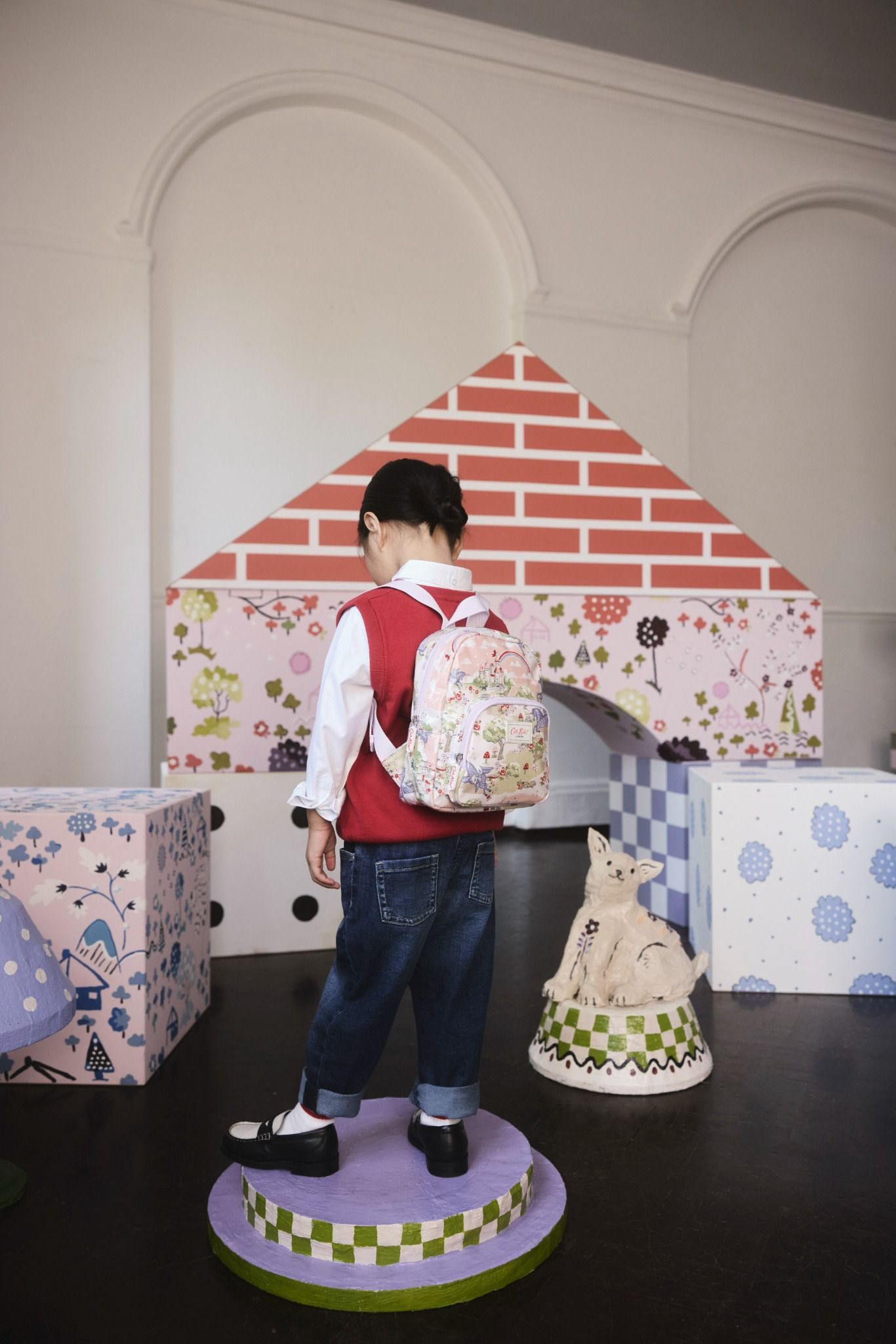  Ba lô cho bé/Backpacks - Unicorn Village - Pink - AR0295 