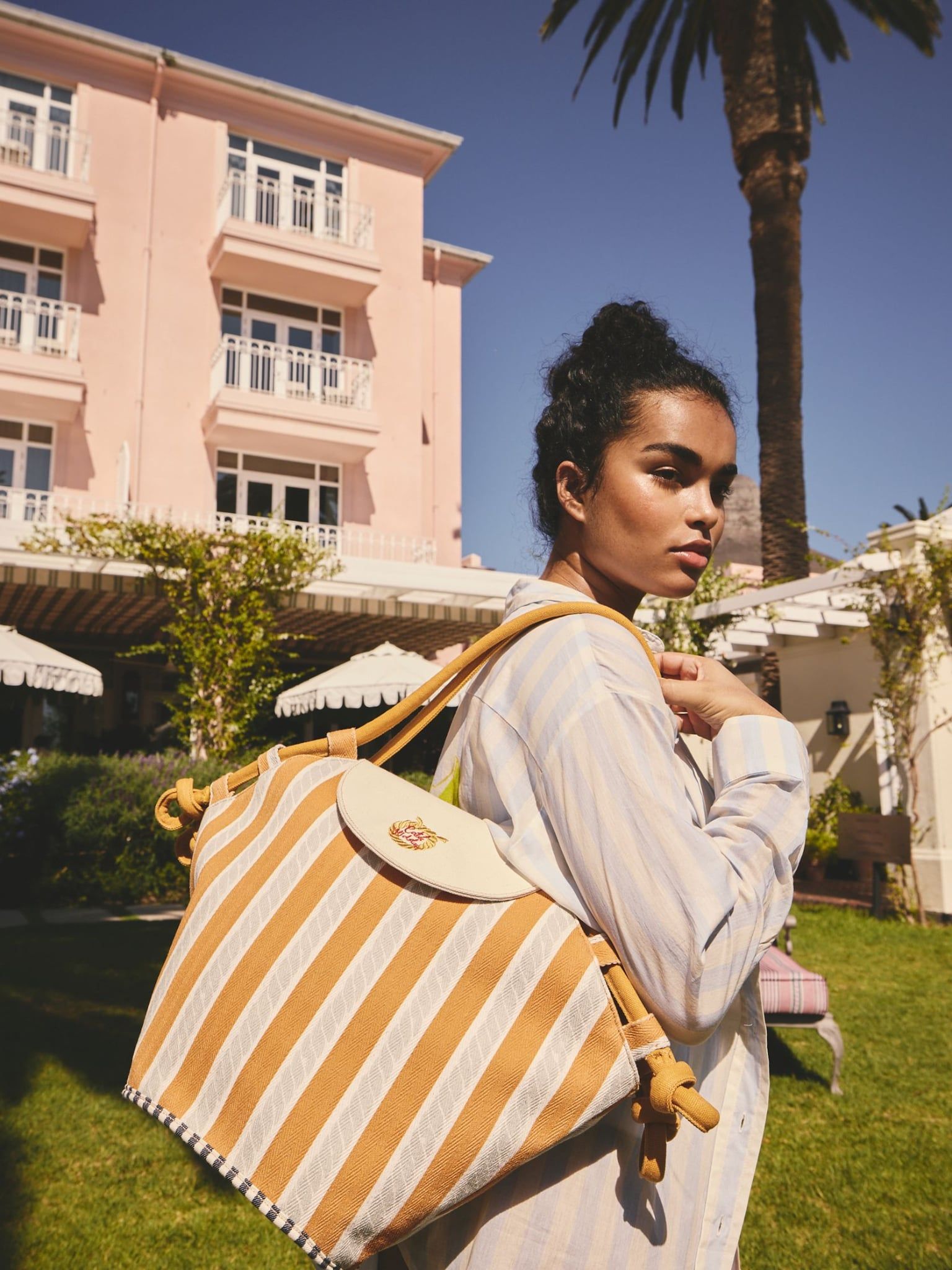  Túi Đeo Vai Cath Kidston Họa Tiết Rope Stripe G09444 