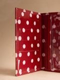  Bao Đựng Hộ Chiếu Cath Kidston Phủ PVC Chống Nước, Họa Tiết Red Spot G09606 