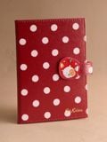  Bao Đựng Hộ Chiếu Cath Kidston Phủ PVC Chống Nước, Họa Tiết Red Spot G09606 