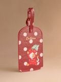  Thẻ Hành Lý Cath Kidston Phủ PVC Chống Nước, Họa Tiết Red Spot G09627 