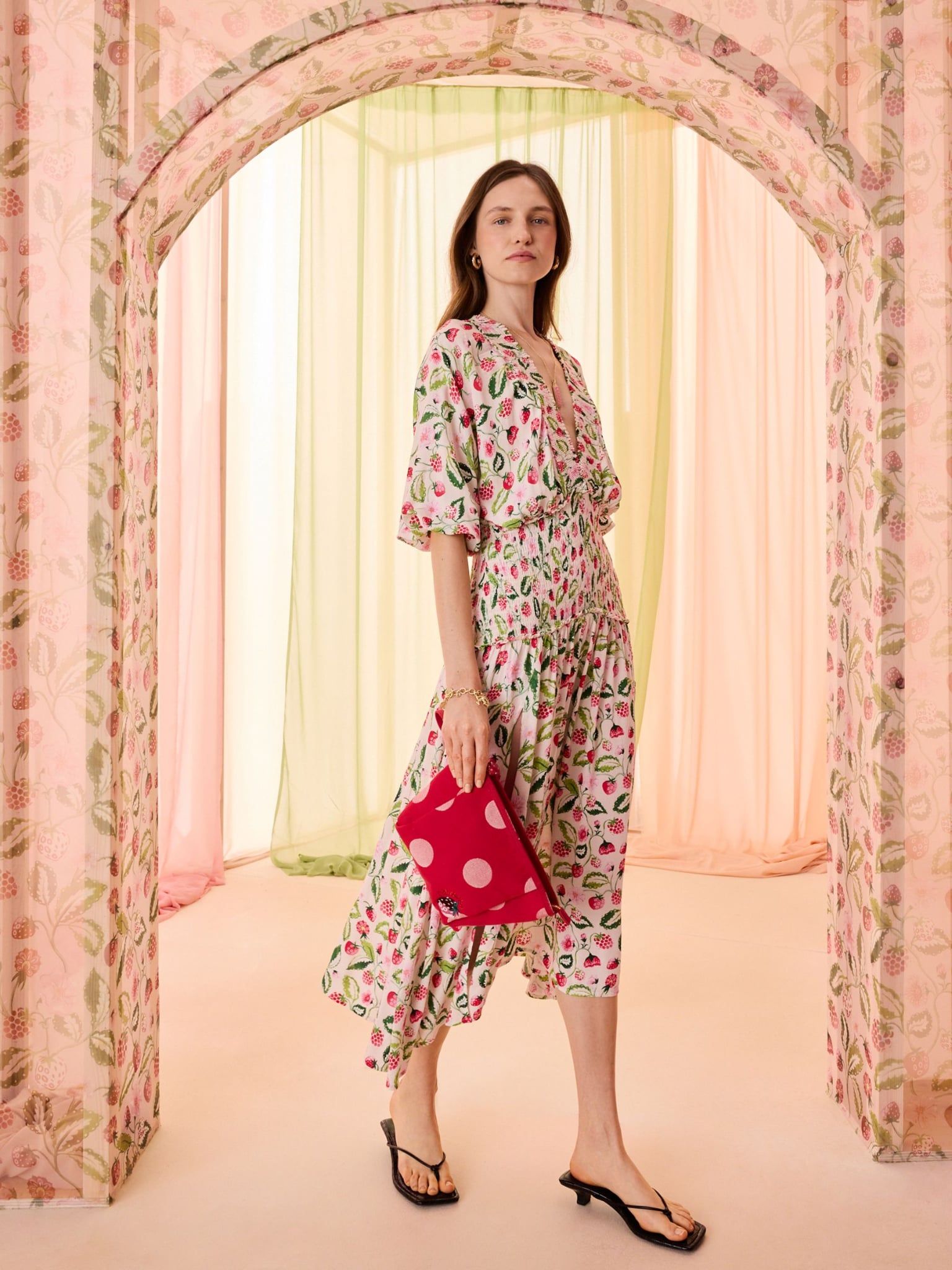  Túi Mini Cath Kidston Họa Tiết Red Spot G09664 