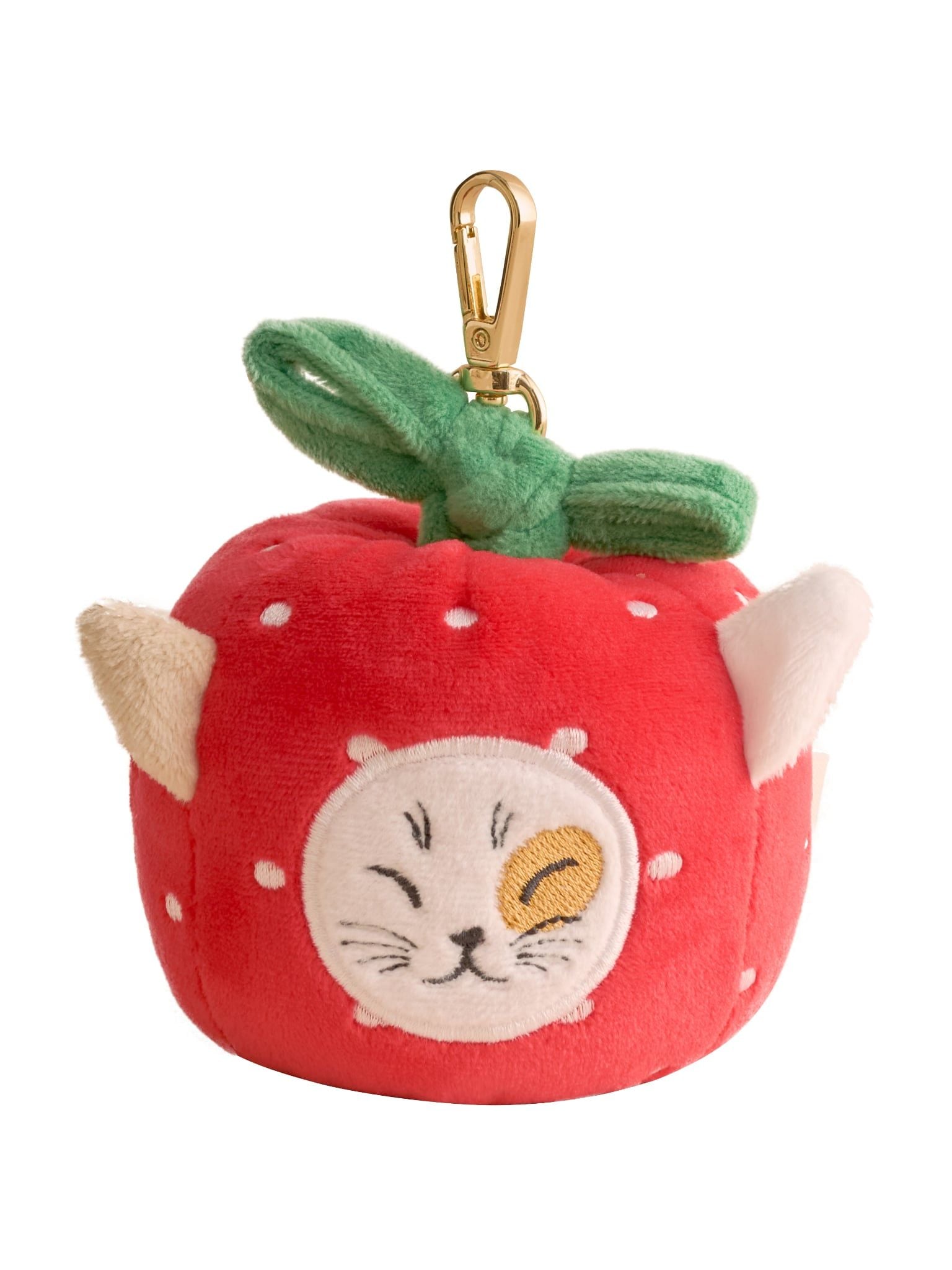  Charm Treo Túi Cath Kidston Hoạ Tiết Mèo Táo Đỏ V22710 