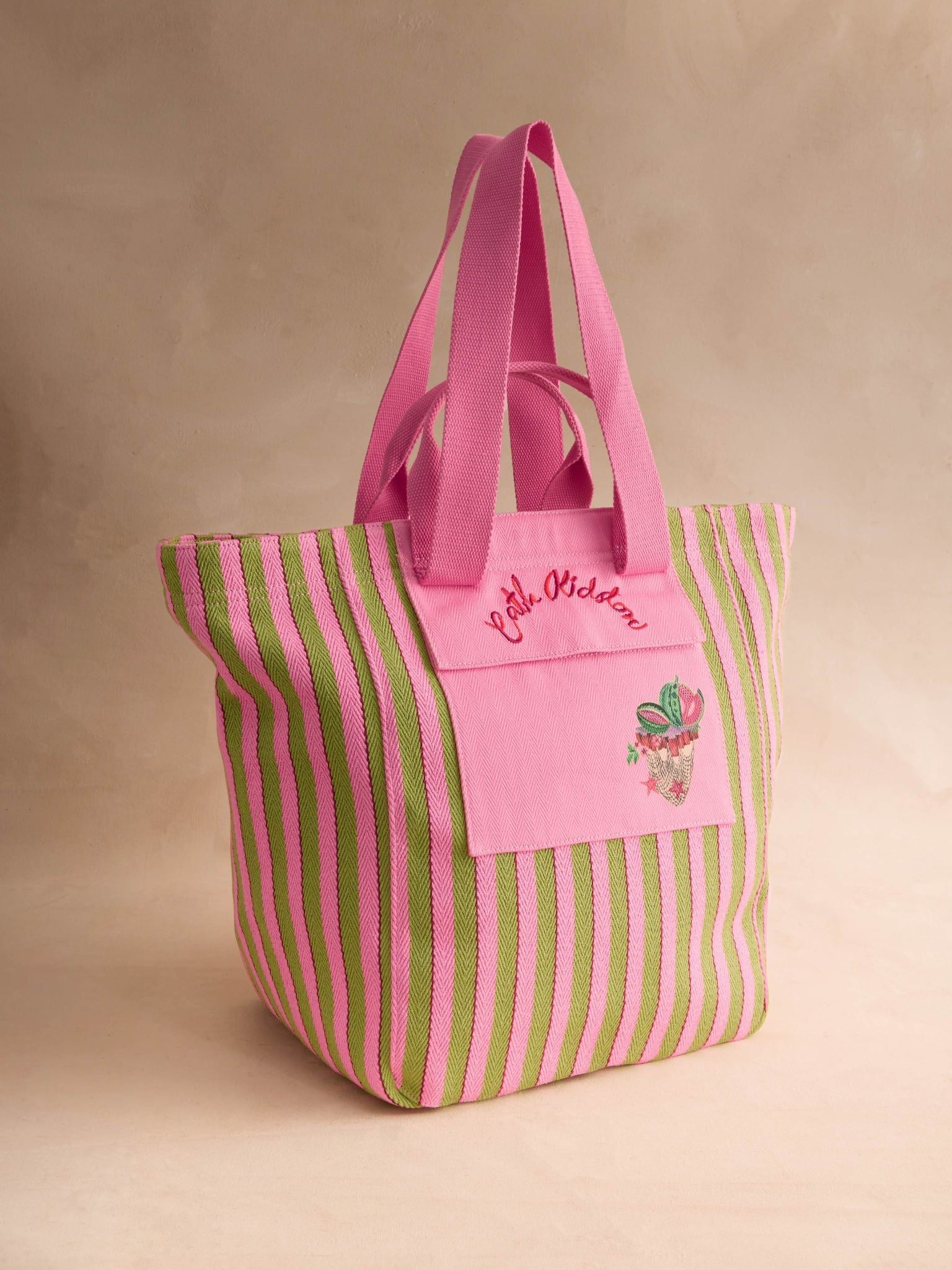 Túi Đeo Vai Cath Kidston Cỡ Lớn Họa Tiết Stripe Y26581 