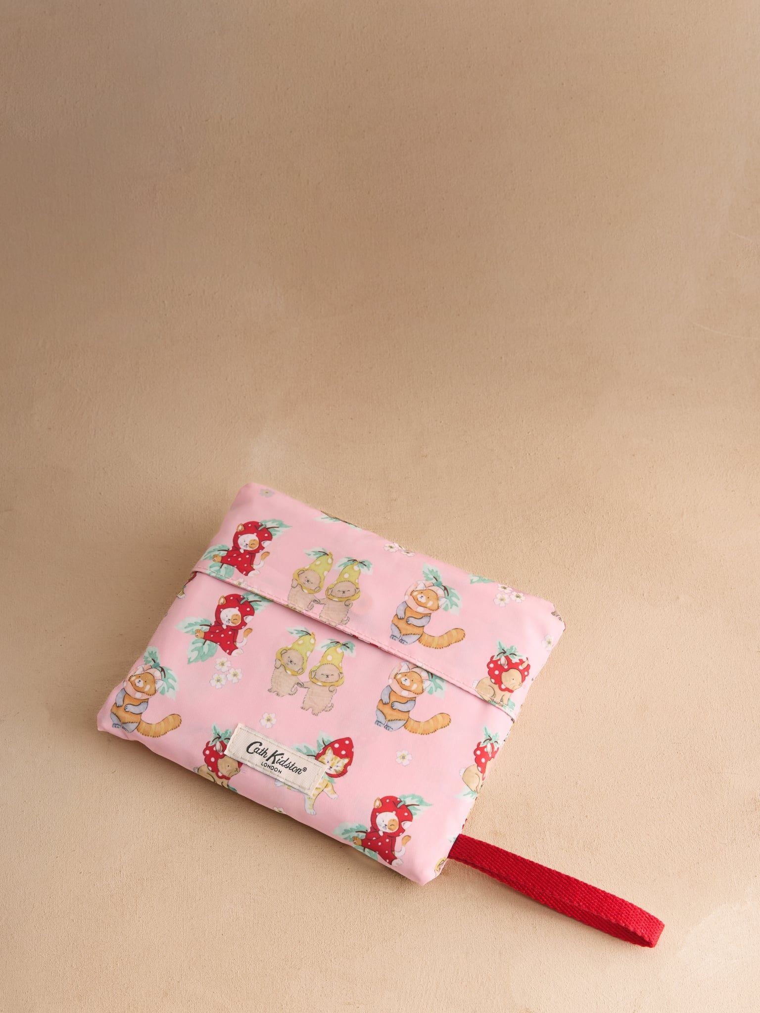  Túi Tote Gấp Gọn Cath Kidston Cỡ Lớn Họa Tiết Friendly Fruit 