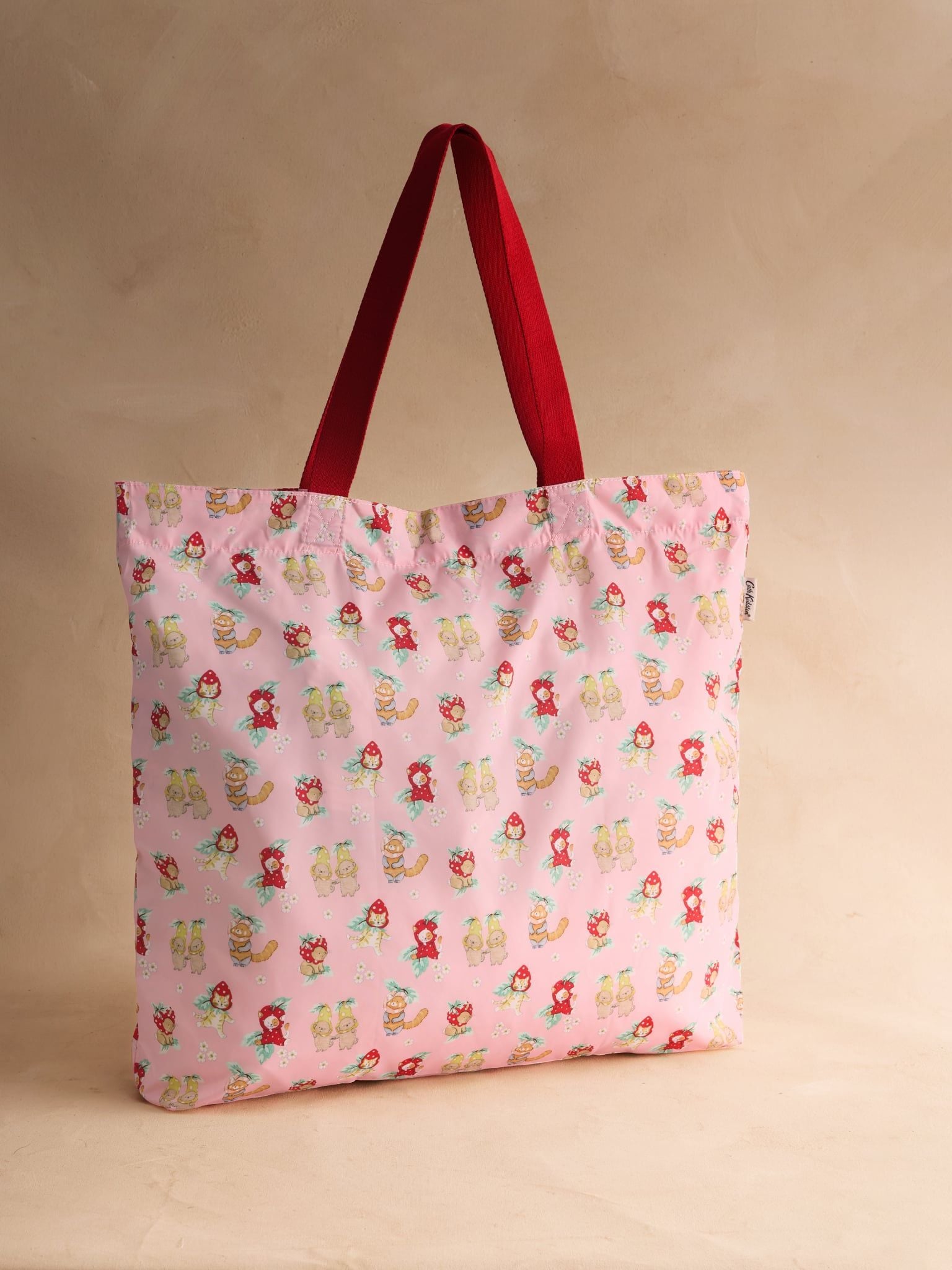  Túi Tote Gấp Gọn Cath Kidston Cỡ Lớn Họa Tiết Friendly Fruit 