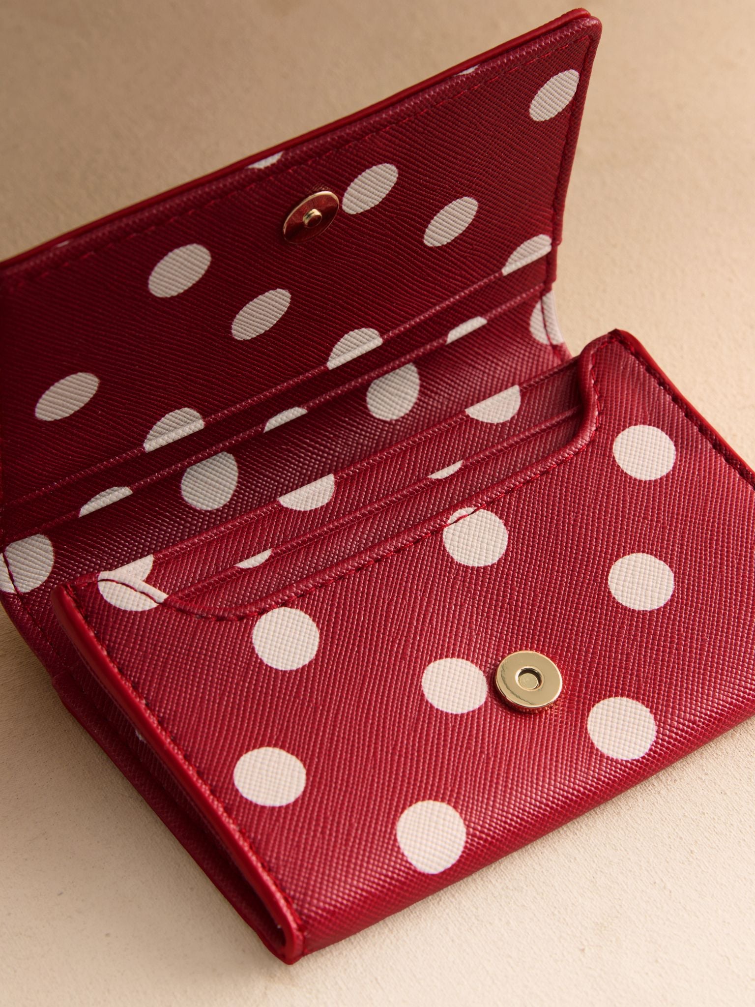  Ví Đựng Thẻ Cath Kidston Họa Tiết Red Spot Y26722 