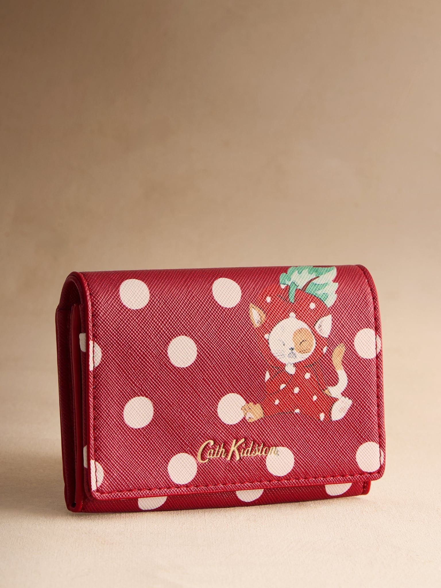  Ví Đựng Thẻ Cath Kidston Họa Tiết Red Spot Y26722 