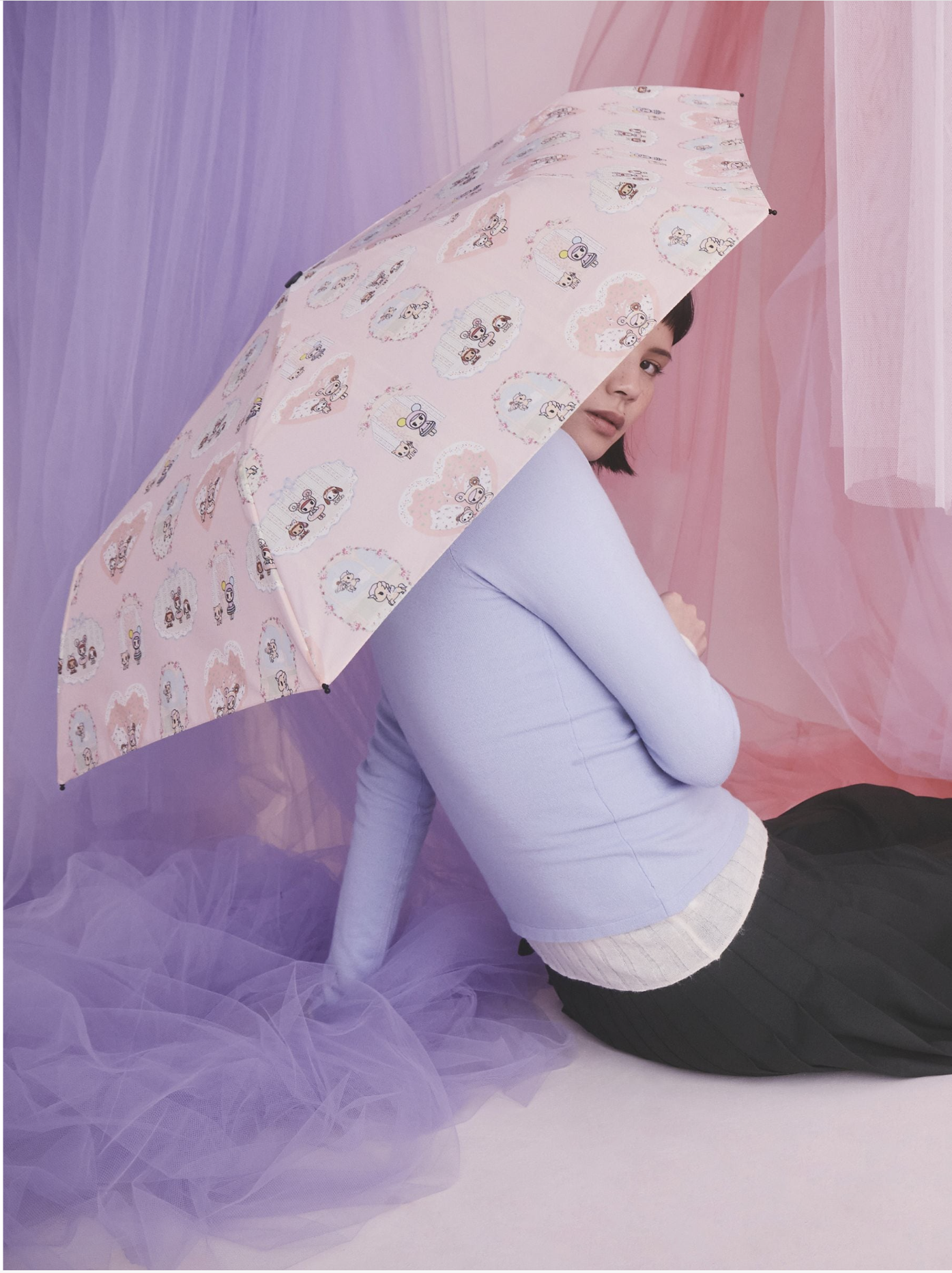  Dù Cath Kidston Umbrella Tokidoki Town - H70504 