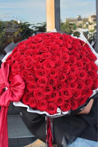 Bó Hoa Hồng 100 Bông A0298