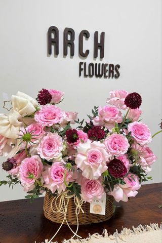 Giỏ Hoa Sinh Nhật Đẹp A0405