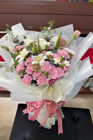 Bó Hoa Tone Hồng Tulip A0286