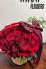 Giỏ Hoa 100 Bông Hồng Ecuador Giống Nhập A0290