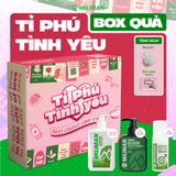  Box Tỷ Phú Tình Yêu miliLOVE | Gồm Sữa Tắm Hỗ Trợ Ngăn Mùi, Gel Rửa Mặt, Bọt Vệ Sinh Nam | Tặng Bông Tắm Và Bộ Trò Chơi Kèm Hộp Quà Đặc Biệt, Quà Tặng Nam Giới, Tặng Bạn Trai, Quà Tặng Chồng 