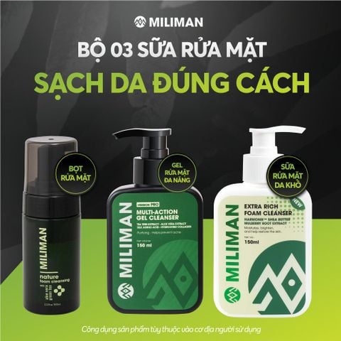  Gel Rửa Mặt Đa Năng Chuyên Biệt Cho Từng Loại Da - Da Dầu, Da Khô, Da Nhạy Cảm, Chăm Sóc Chuyên Sâu Cho Làn Da Nam Giới Skincare, Chiết Xuất Lô Hội và Collagen Thủy Phân 