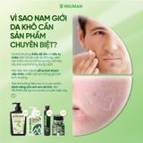  Sữa Rửa Mặt Nam MILIMAN – 3 Phiên Bản Chuyên Biệt Cho Da Dầu, Da Khô, Da Nhạy Cảm | Làm Sạch Sâu, Giảm Bã Nhờn, Ngừa Mụn, Dưỡng Ẩm Skincare Nam Giới 