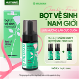  Bọt Vệ Sinh Nam MILIMAN First Date 100ML – Hương Dark Rose Cực Cuốn, Hỗ Trợ Lưu Hương Lâu, Làm Sạch Dịu Nhẹ Cho Vùng Nhạy Cảm | Mua 2 Tặng 1 