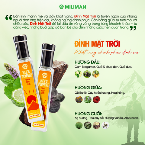  Bộ 5 Hương Nước Hoa Nam Cao Cấp MILIMAN 15ml – Lưu Hương Lâu, Nam Tính Cuốn Hút, Giúp Anh Em Tự Tin Thể Hiện Bản Lĩnh Phái Mạnh | Perfume Set Cho Nam 
