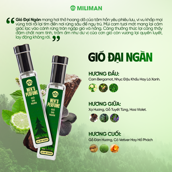  Bộ 5 Hương Nước Hoa Nam Cao Cấp MILIMAN 15ml – Lưu Hương Lâu, Nam Tính Cuốn Hút, Giúp Anh Em Tự Tin Thể Hiện Bản Lĩnh Phái Mạnh | Perfume Set Cho Nam 