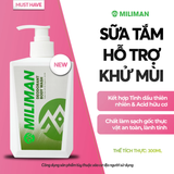  Box Quà Tặng Người Yêu Giỏi miliLOVE | Quà Tặng Nam Giới Gồm Sữa Tắm Hỗ Trợ Ngăn Mùi, Gel Rửa Mặt, Bọt Vệ Sinh Nam | Tặng Hộp Quà Ý Nghĩa + Bộ 20 Love Coupons, Quà Tặng Bạn Trai, Quà Tặng Chồng 
