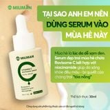  Serum Vitamin C Đẹp Trai Mùa Hè MILIMAN 30ml - Công Nghệ Rovisome C Hỗ Trợ Làm Mờ Thâm, Đều Màu Da, Không Nhờn Rít, Dưỡng Da Skincare 