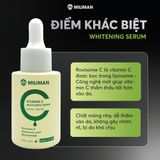  Serum Vitamin C Đẹp Trai Mùa Hè MILIMAN 30ml - Công Nghệ Rovisome C Hỗ Trợ Làm Mờ Thâm, Đều Màu Da, Không Nhờn Rít, Dưỡng Da Skincare 