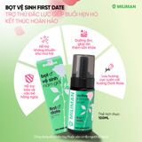  Bọt Vệ Sinh Nam Giới MILIMAN First Date 100ML | Hỗ Trợ Lưu Hương Lâu Với Hương Dark Rose Cực Cuốn, Giúp Anh Em Thêm Tự Tin Trong Buổi Hẹn Hò | Mua 2 Tặng 1 