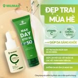  Serum Vitamin C Đẹp Trai Mùa Hè MILIMAN 30ml - Công Nghệ Rovisome C Hỗ Trợ Làm Mờ Thâm, Đều Màu Da, Không Nhờn Rít, Dưỡng Da Skincare 
