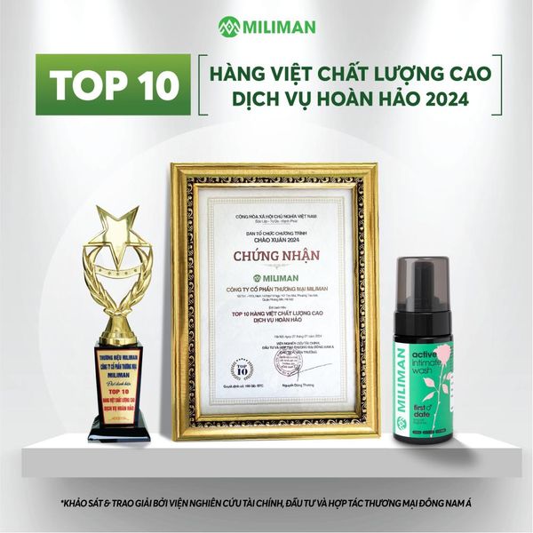  Bọt Vệ Sinh Nam Giới MILIMAN First Date 100ML | Hỗ Trợ Lưu Hương Lâu Với Hương Dark Rose Cực Cuốn, Giúp Anh Em Thêm Tự Tin Trong Buổi Hẹn Hò | Mua 2 Tặng 1 