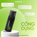  Bọt Rửa Mặt Thiên Nhiên MILIMAN 100ml Dành Cho Da Nhạy Cảm - Làm Sạch Từ Dầu Dừa, Chiết Xuất Thiên Nhiên Công Nghệ Cao, Hệ NMF Complex Dưỡng Ẩm Tự Nhiên Cho Da Sữa Rửa Mặt Nam Giới Skincare 