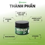  Gel Dưỡng Da Ban Đêm 5 in 1 MILIMAN | Bổ Sung Chiết Xuất Rau Má, Niacinamide, Vitamin B5, Vitamin E Skincare | Dưỡng Ẩm Cho Nam 