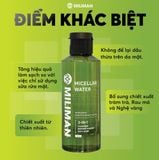  Nước Tẩy Trang Nam Giới MILIMAN 150ML Công Nghệ Micellar Water Chiết Xuất Rau Má, Tràm Trà Cho Da Dầu, Hỗn Hợp - Mua 2 Chai Tặng 1 Gel Dưỡng Da Ban Đêm 5 gram 