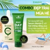  Serum Vitamin C Đẹp Trai Mùa Hè MILIMAN 30ml - Công Nghệ Rovisome C Hỗ Trợ Làm Mờ Thâm, Đều Màu Da, Không Nhờn Rít, Dưỡng Da Skincare 