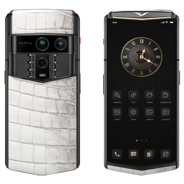  Vertu Agent Q Himalaya Alligator Single Gold Diamond Collector's Edition 1TB 
