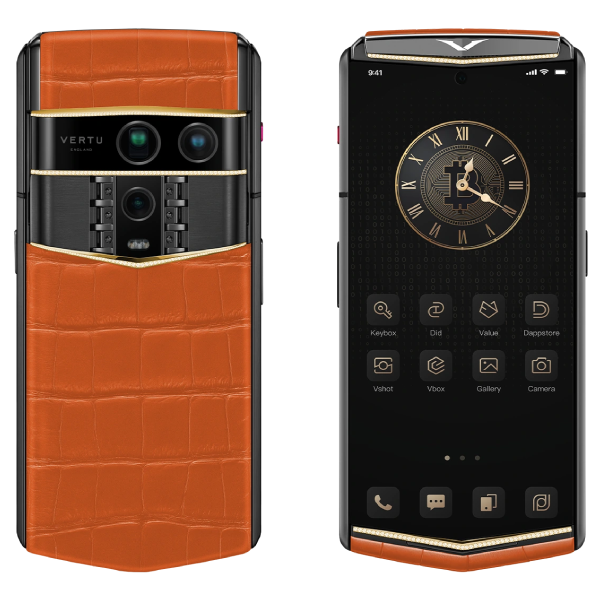 Vertu Agent Q Alligator Quint Gold Diamond Collector's Edition Radiant Phoenix 1TB