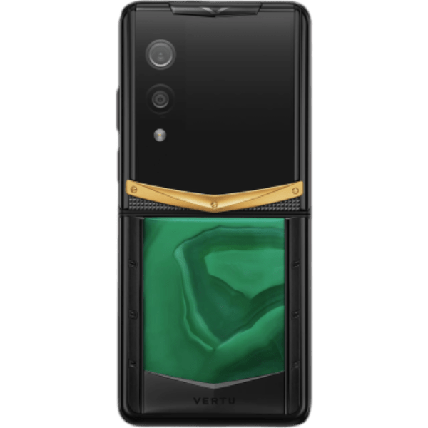  Vertu Quantum Flip Agate Emerald Green Gold V 