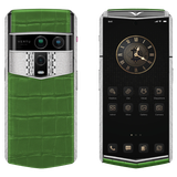  Vertu Agent Q Alligator Silver Full Diamond Collector's Edition Radiant Bamboo Green Alli 1TB 