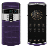  Vertu Agent Q Alligator Silver Full Diamond Collector's Edition Radiant Grape Purple Alli 1TB 